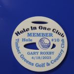 Custom Hole In One Golf Bag Tag
